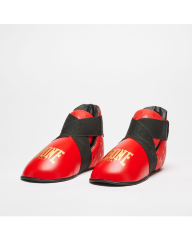 Botines de Kickboxing Leone 1947 CL166 "DNA" rojo