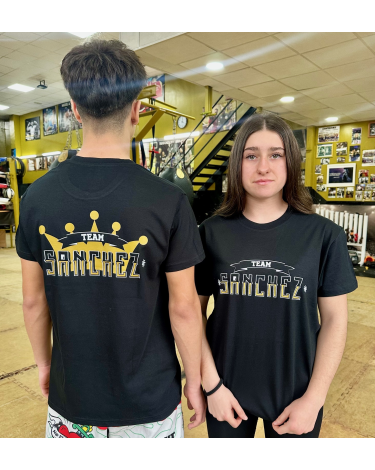 Camiseta del Team Sanchez  "The King" negra