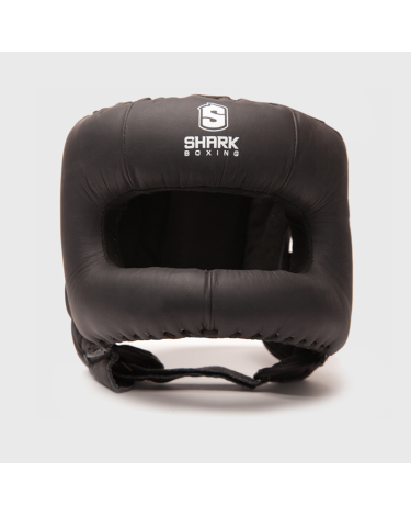 Casco de boxeo con barra Shark Boxing Ranger negro