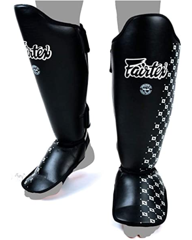 Espinilleras Fairtex para deportes de contacto SP5 negro