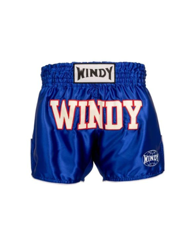 Fight shorts Kick & Thai Windy "Retro azul"