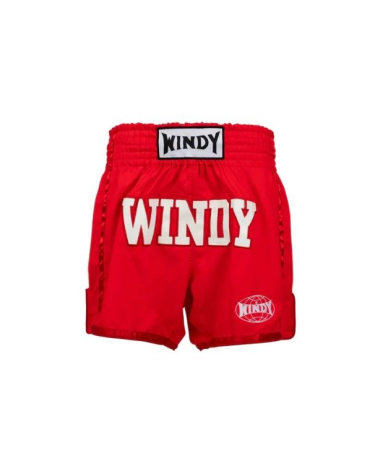 Fight shorts Kick & Thai Windy "Retro rojo"