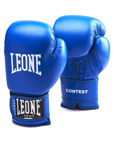 Guantes de Boxeo Amateur Leone 1947 GN010 "Contest" azul