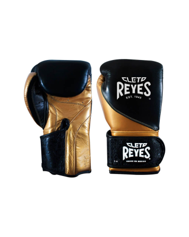 Guantes de Boxeo Cleto Reyes "High precision" negro/ dorado