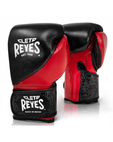 Guantes de Boxeo Cleto Reyes "High precision" negro/rojo