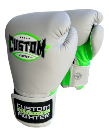 Guantes de boxeo Custom Fighter Thailand grey fluor