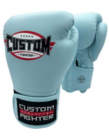 Guantes de boxeo Custom Fighter Thailand Sky Blue