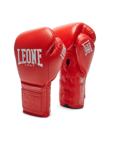 Guantes de Boxeo Leone 1947 "The Greatest" cuerdas rojo GN111L