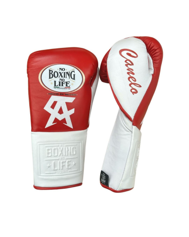 Guantes de Boxeo No Boxing No Life Canelo Alvarez signature model 14 oz rojo/blanco