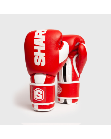 Guantes de boxeo Shark "Megalodon" rojo