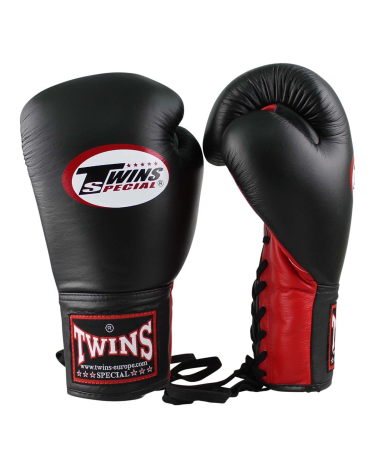 Guantes de Boxeo Twins Special BGLL-1 Sparring Negro/Rojo