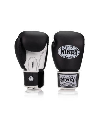 Guantes de boxeo Windy Classic Microfiber BGVHU negro