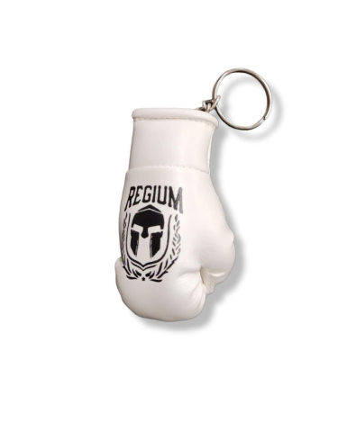 Llavero Guante de Boxeo Regium blanco 7 cm