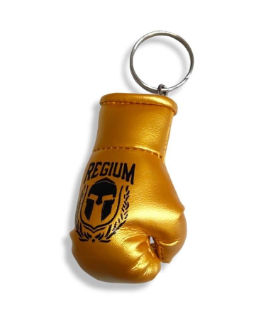 Llavero Guante de Boxeo Regium dorado 7 cm