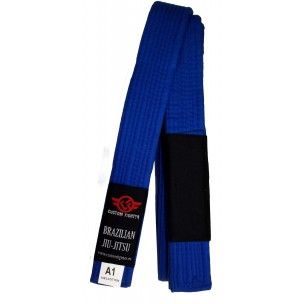 Cinturon de Brazilian Jiu Jitsu custom fighter azul