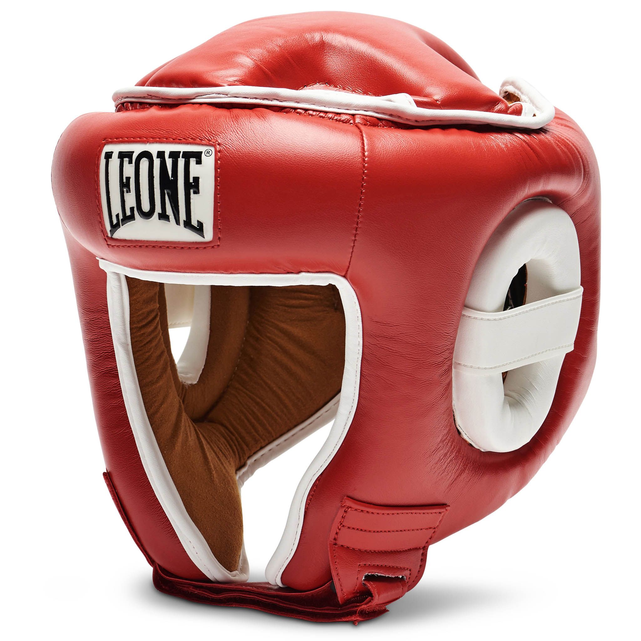 Casco de Boxeo Leone 1947 "Combat" Color Rojo CS410