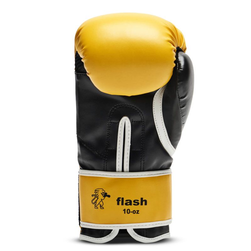 Guantes de Boxeo Leone "Flash" Color Amarillo GN083 10 onz 4