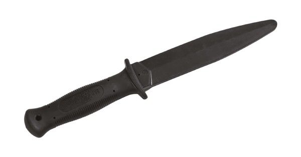 Cuchillo tactico de entreno fabricado en plastico semirigido