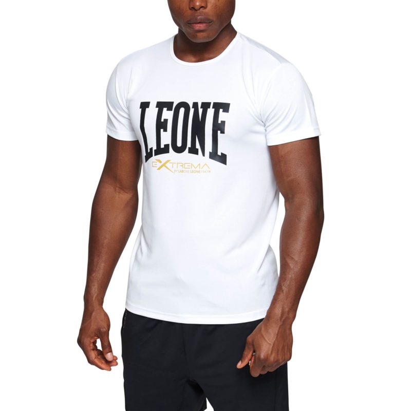 Camiseta "Logo" Leone Color blanca ABX106