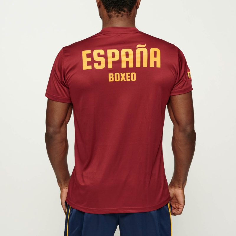 Camiseta "Federacion Española de boxeo" Leone 1947 AB220 Color rojo 4