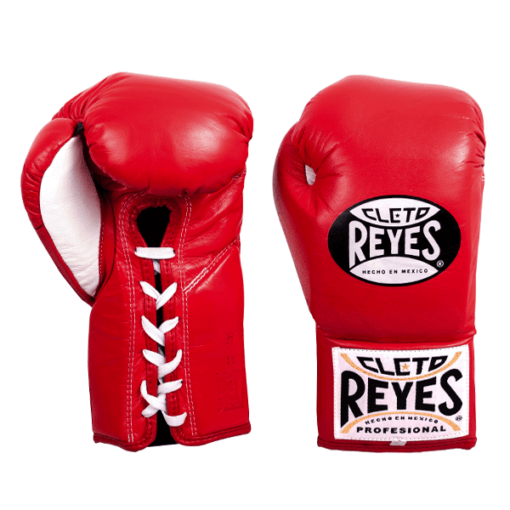 Guantes de Boxeo Cleto Reyes oficiales de pelea color rojo
