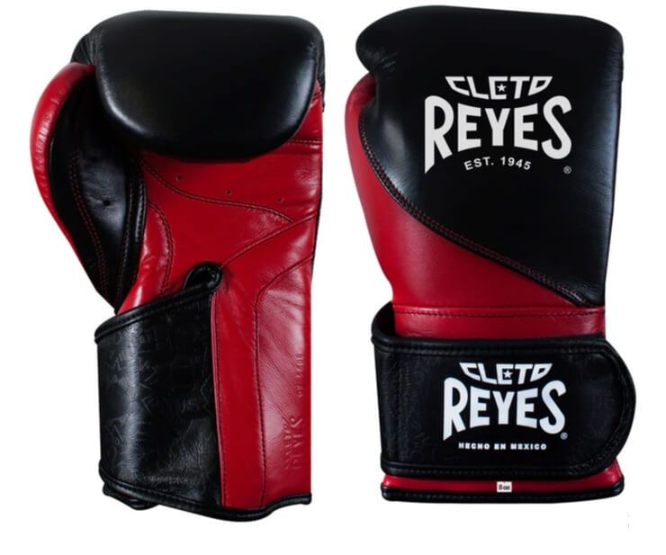 Guantes de Boxeo Cleto Reyes "High precision" negro/rojo 3