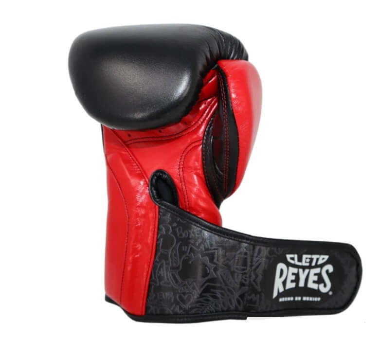 Guantes de Boxeo Cleto Reyes "High precision" negro/rojo 2