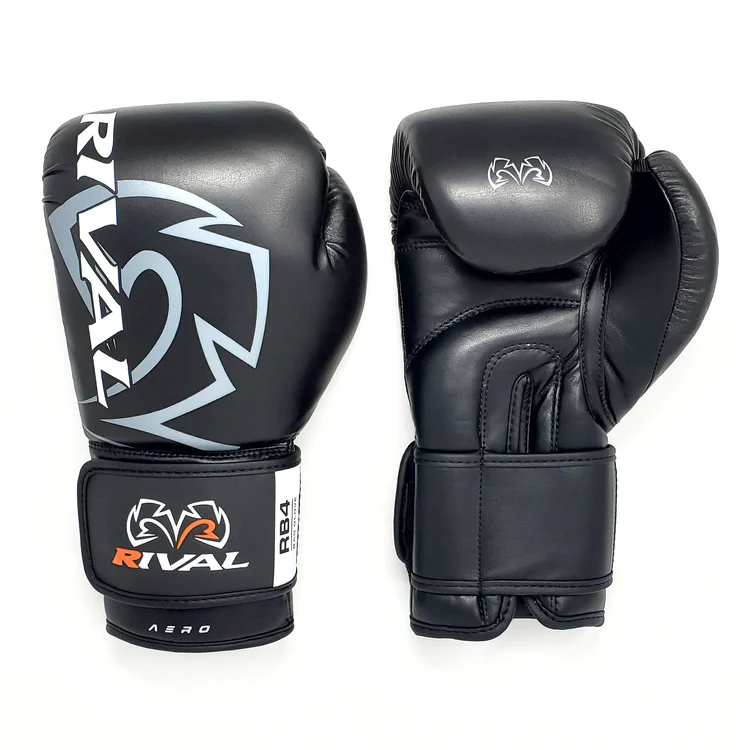 Guantes de Boxeo Rival Boxing RB-4 negros 1
