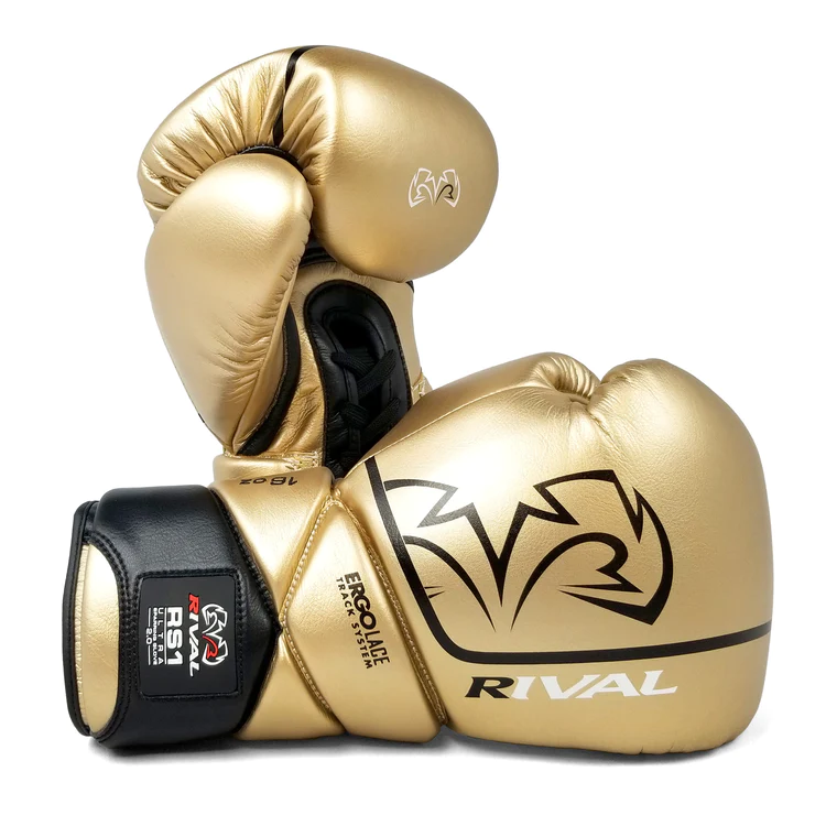 Guantes de Boxeo Rival boxing Ultra Sparring RS1 2.0 dorado