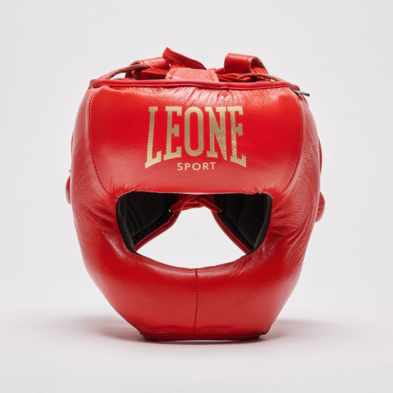 Casco de boxeo Leone Sport "Nerone" rojo 2