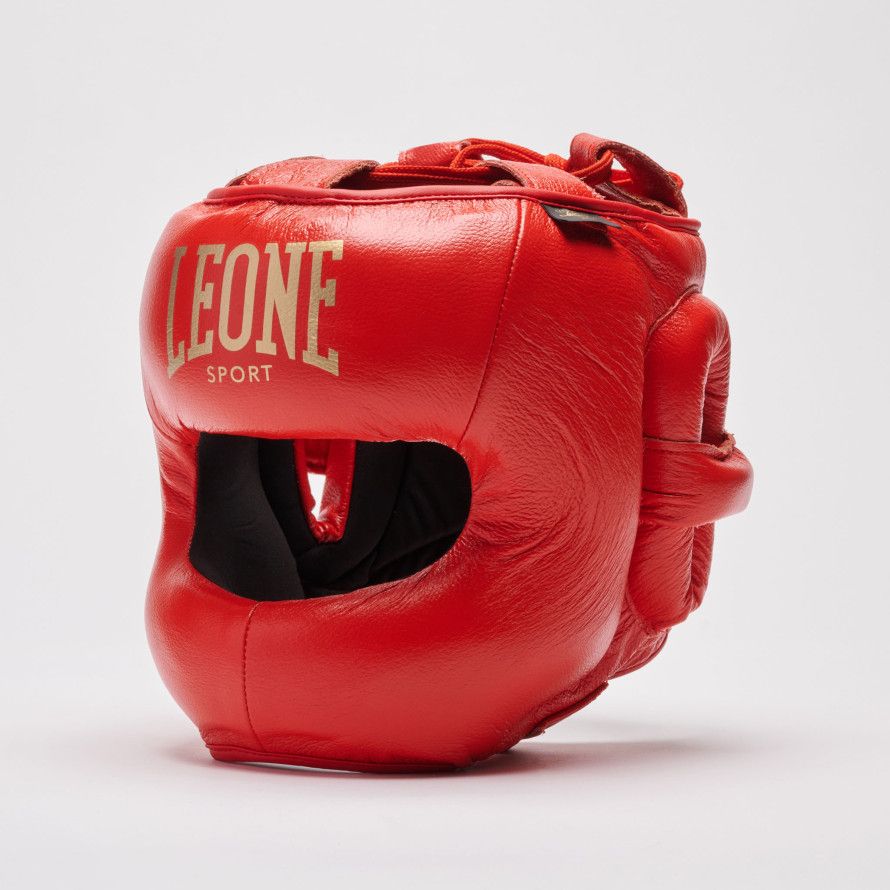 Casco de boxeo Leone Sport "Nerone" rojo
