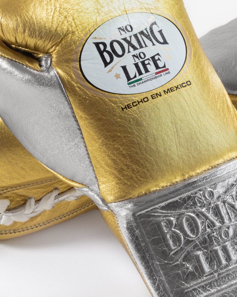 Guantes de Boxeo No Boxing No Life "pro fight" gold 2