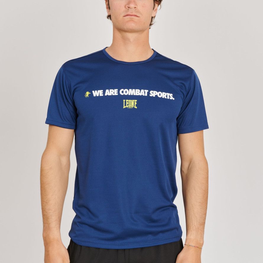 Camiseta "Logo WACS" Leone 1947 Color azul ABX131