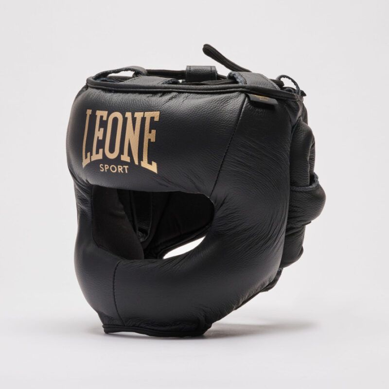 Casco de boxeo Leone Sport "Nerone" negro