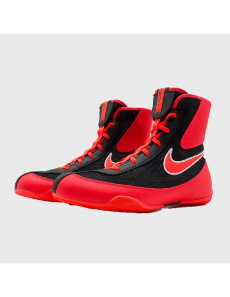 Botas de boxeo Nike Machomai negro/rojo