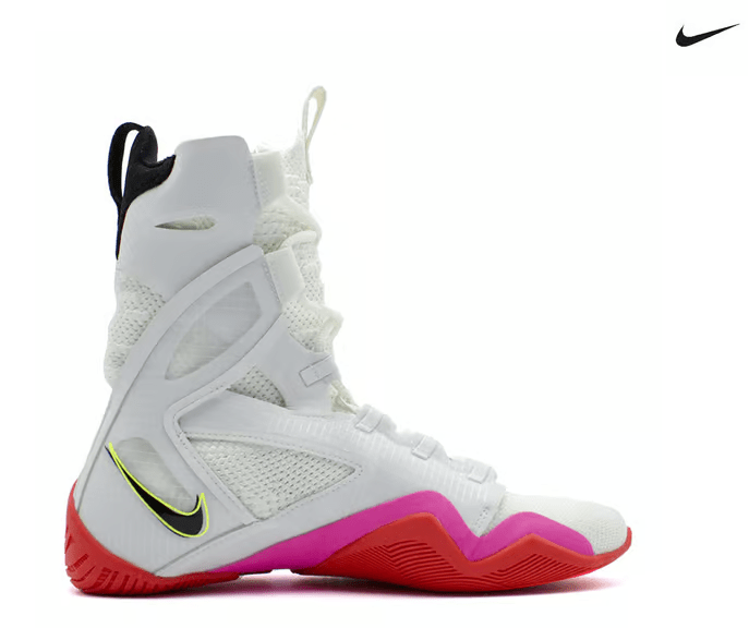 Botas de boxeo Nike Hyperko 2 LE blanco/gris/rosa